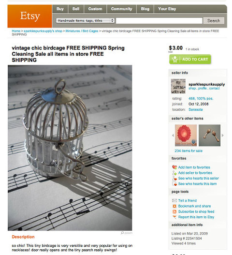 Cageetsy