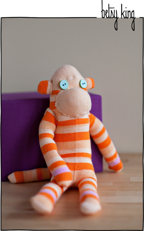 craft project: my first sock monkey » Betsy King Photography
